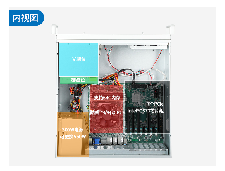 酷睿9代工控機,可擴展20個千兆網口工控主機,DT-610X-WQ370MA.jpg