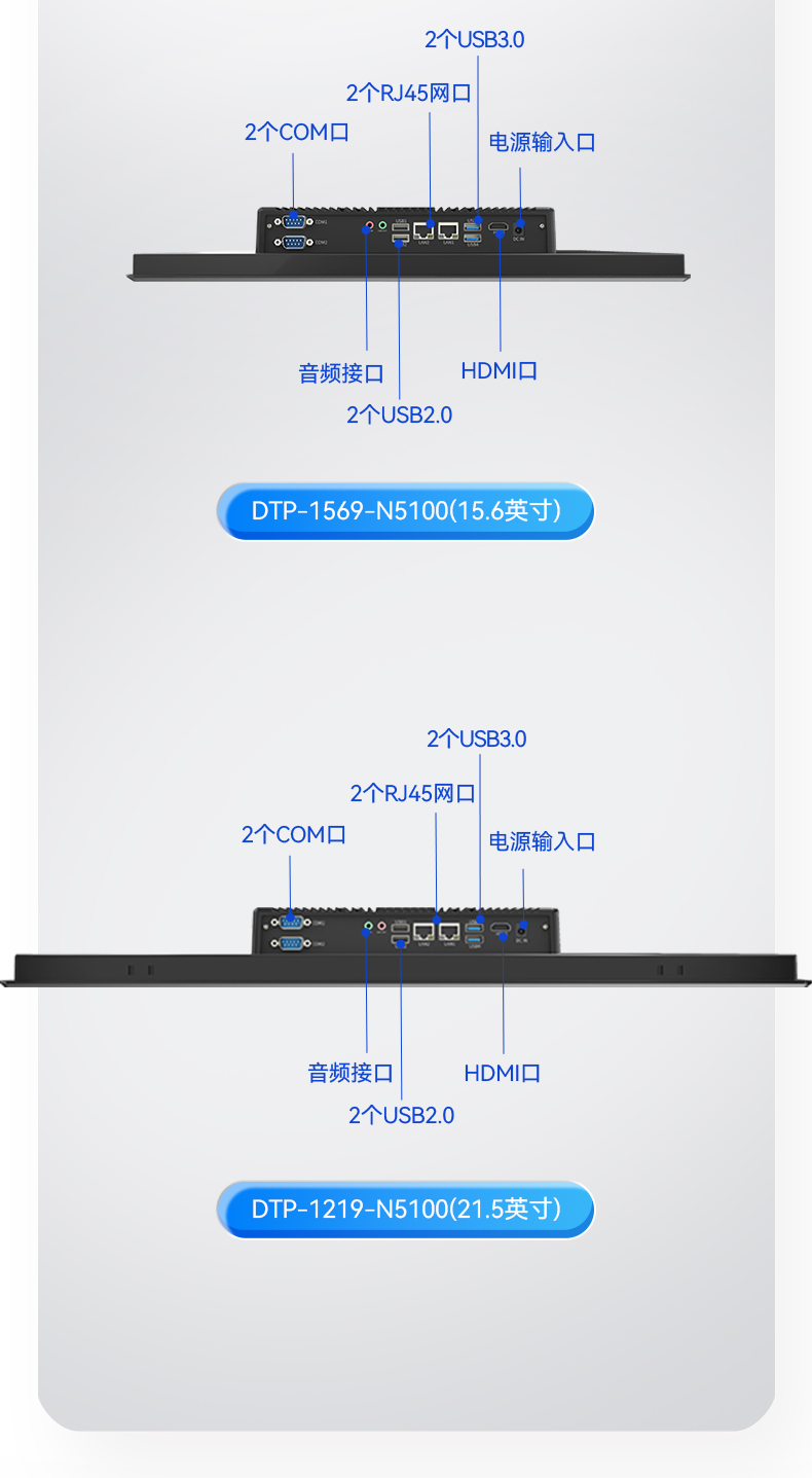 10.1/15.6/21.5寸電腦一體機,搭載賽揚N5100 CPU,工業(yè)一體機廠家,DTP-1569-N5100.jpg